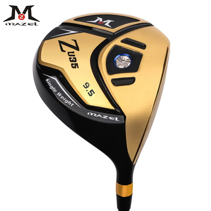 MAZEL Golf Driver Titanium 9 5 графит вал 10 градусов R S SR Flex 460CC Golden Club 4|Клюшки для гольфа| |