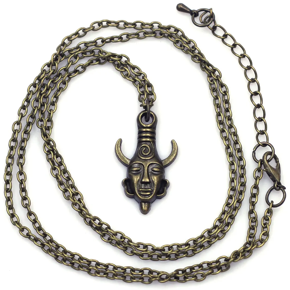 Цепочка с застежкой-карабином для женского ожерелья цвет бронзы длина 89 см 1 шт. -