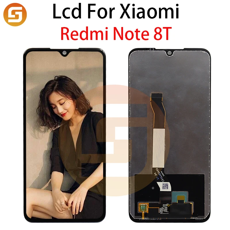 ЖК-дисплей 6 3 дюйма для Xiaomi Redmi Note 8T сенсорный экран с дигитайзером в сборе сменный
