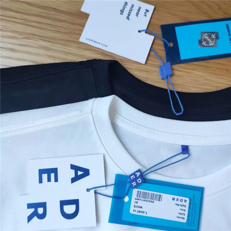 

ADER ERROR Oversized T-shirt Men Women 1:1 High Quality Lost Number Pocket Code letter Loose Adererror Tee ADER Tops