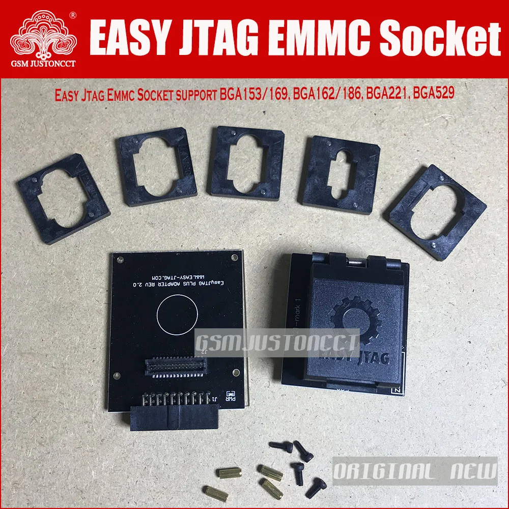 2022 NEW Original EASY JTAG PLUS BOX EMMC Socket (BGA153/169 BGA162/186 BGA221 BGA529) | Мобильные телефоны и аксессуары