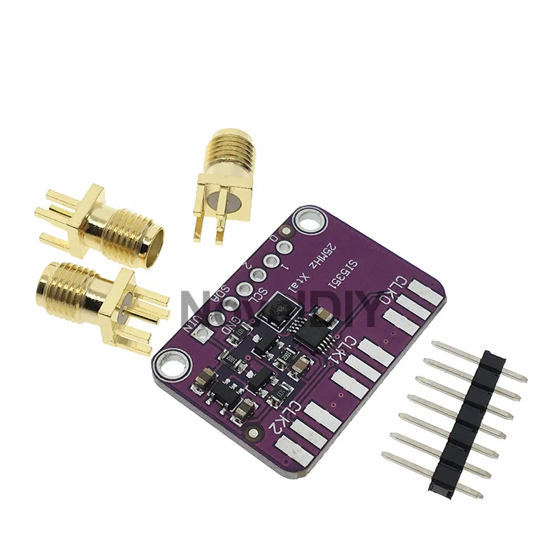 DC 3 V-5 V CJMCU-5351 Si5351A Si5351 I2C тактовый генератор коммутационная плата модуль генератор сигналов часы 8 кГц-160 МГц для Arduino