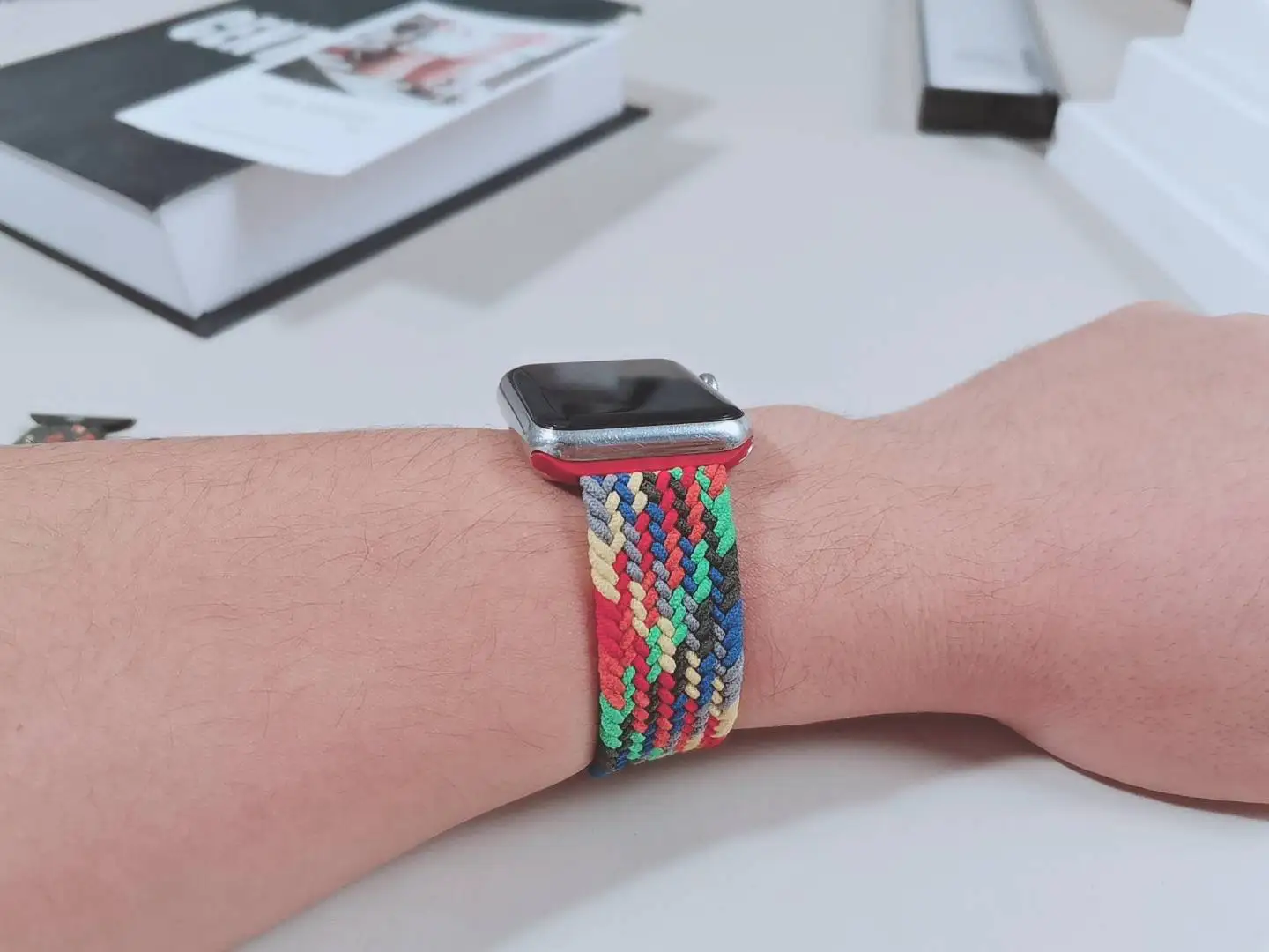 

Braided Solo Loop For Apple watch strap 44mm 40mm 38mm 42mm FABRIC Nylon Elastic belt bracelet iWatch series 6 3 4 5 se band