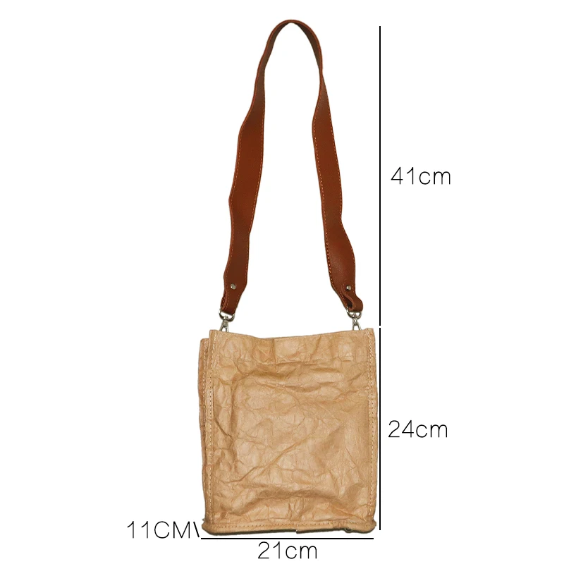 Сумка Youda для женщин водонепроницаемая сумка через плечо из крафтовой