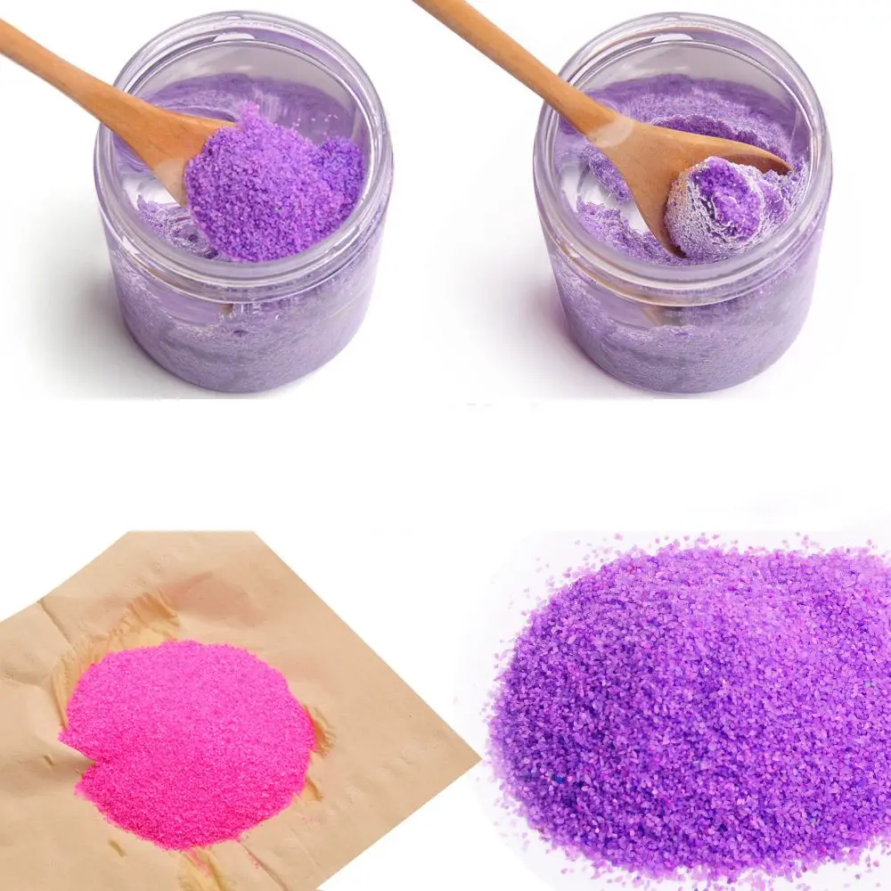 Игрушка сделай сам не мокрый динамический песок волшебный цветной Космический