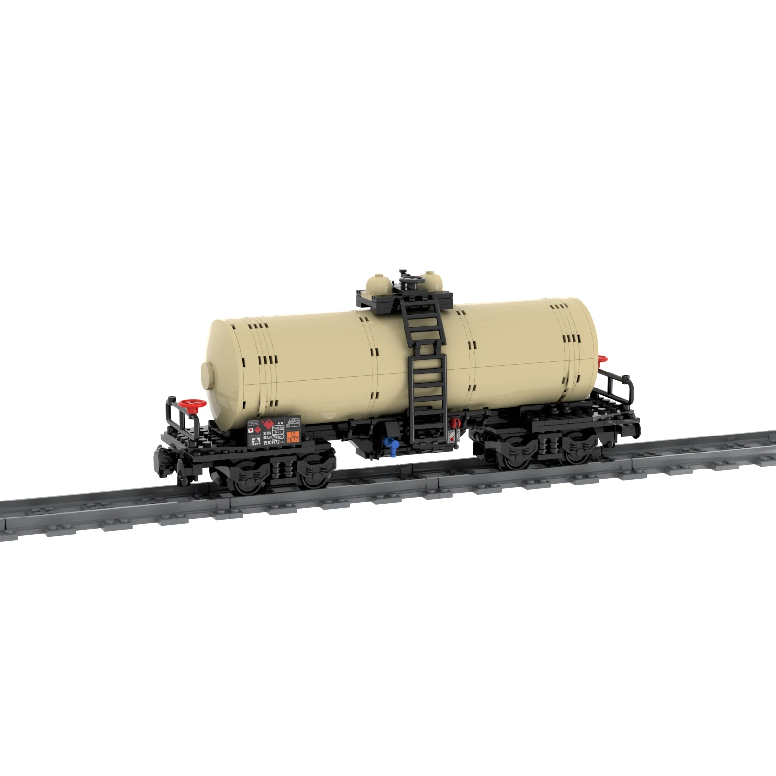 355PCS MOC-81220 Modeled Locomotive Four-Axle Oil Tanker Building Blocks Set Licensed and Designed by Langemat | Игрушки и хобби