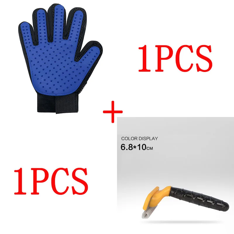 Yellow M and Glove Горячая Распродажа расческа для удаления волос для домашних животных, кошек, собак, короткая щетка для средних волос, ручка, косметическая щетка, аксессуары, расческа для кошек, инструмент для ухода за шерстью - Цвет: Yellow M and Glove