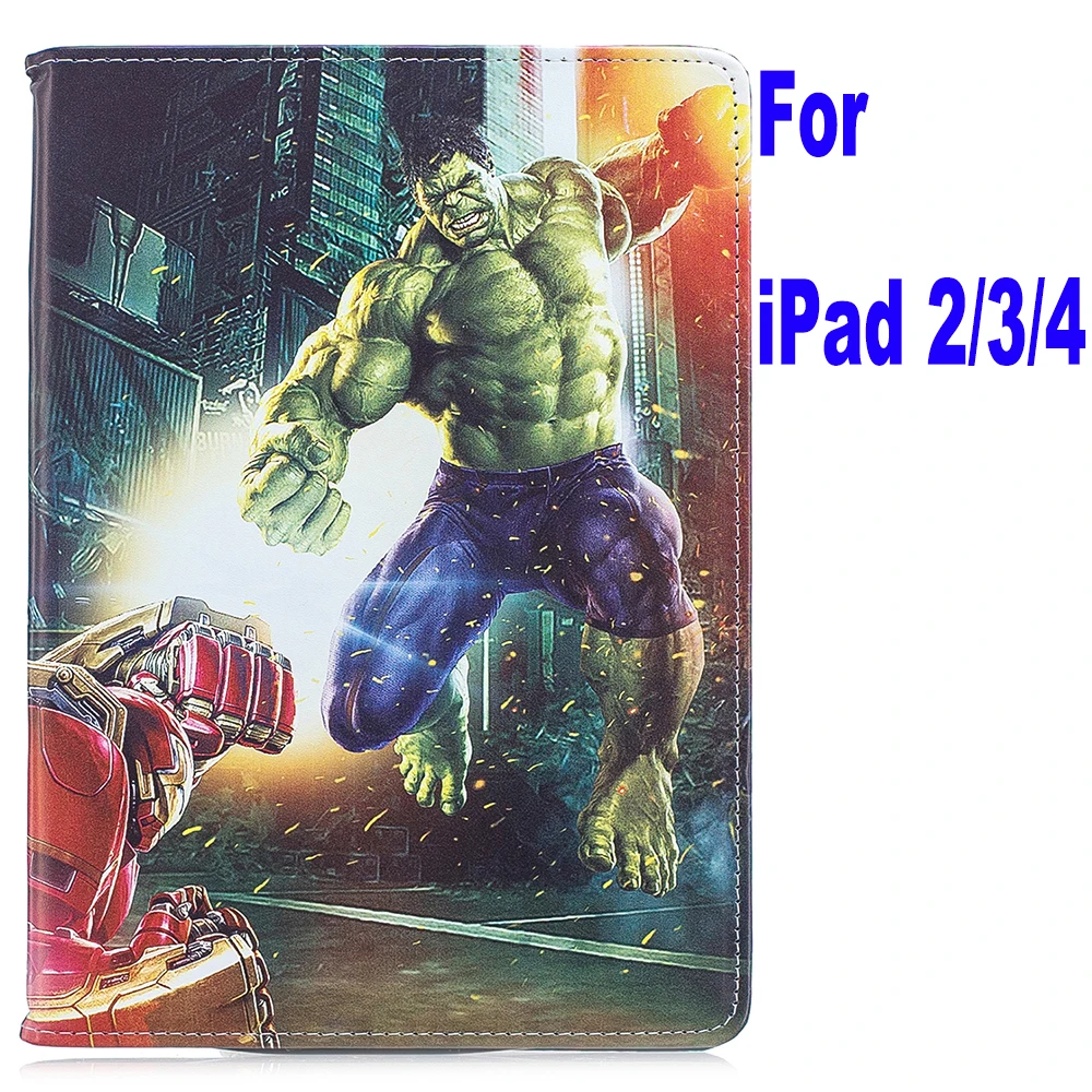 as photo Чехол для ipad 4 air 2 ipad 9,7 ipad mini 1/2/3/4/5 Pro Movie Marvel Мстители эндгейм Тор стенд coque capa Cover - Цвет: as photo