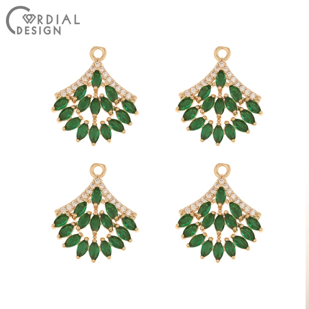 

Cordial Design 30Pcs 18*21MM Earrings Accessories/CZ Charms/Jewelry Findings & Components/Earrings Making/Hand Made/DIY Pendant