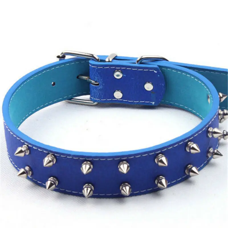 Высокое качество 2 &quotΦ с черными острыми шипами украшенными для большой собаки