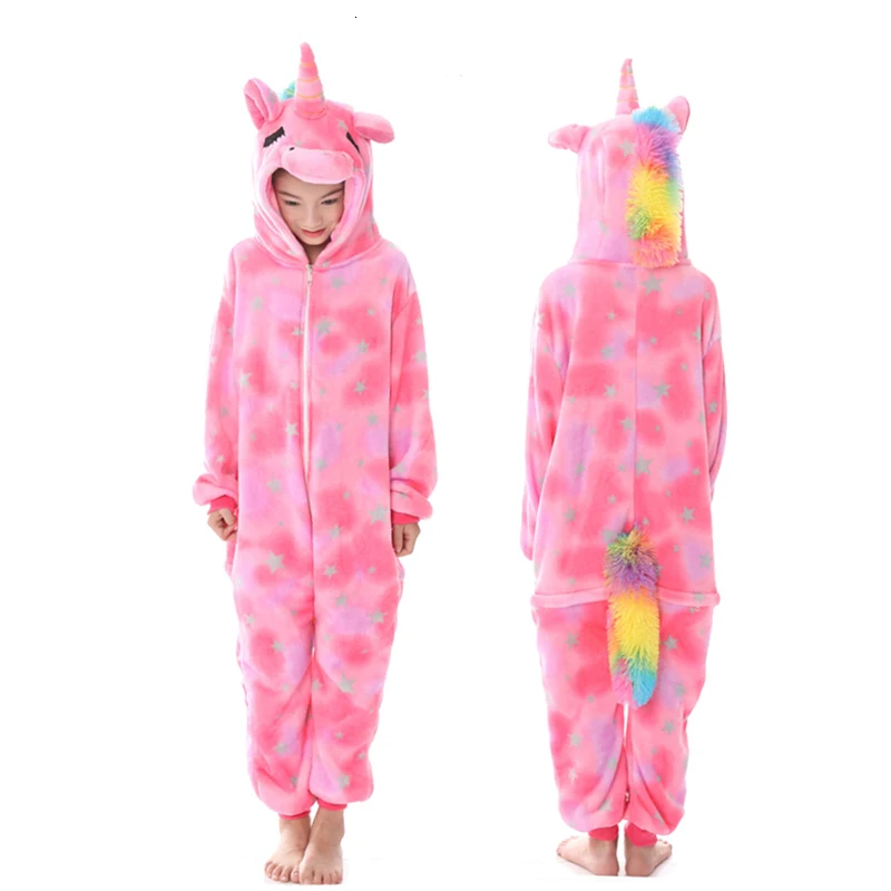 

Kigurumi Pajamas Unicorn Kids Animal Children Pajamas for Boys Girls Costume Baby Pyjamas Kids Licorne onesie Winter Sleepwear