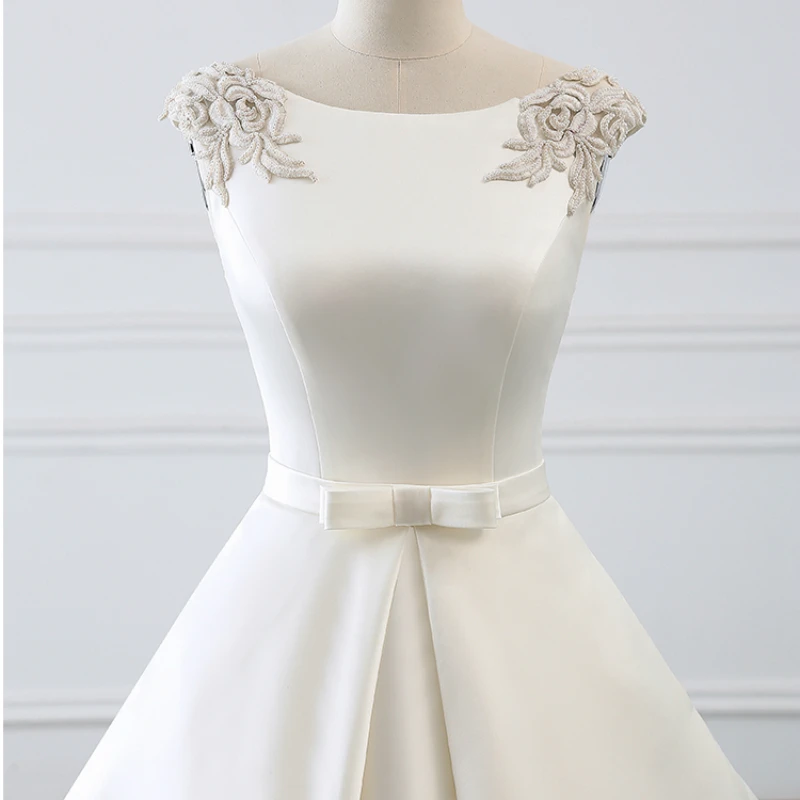 Классическое атласное платье FOLOBE без рукавов длинная трапециевидная юбка с