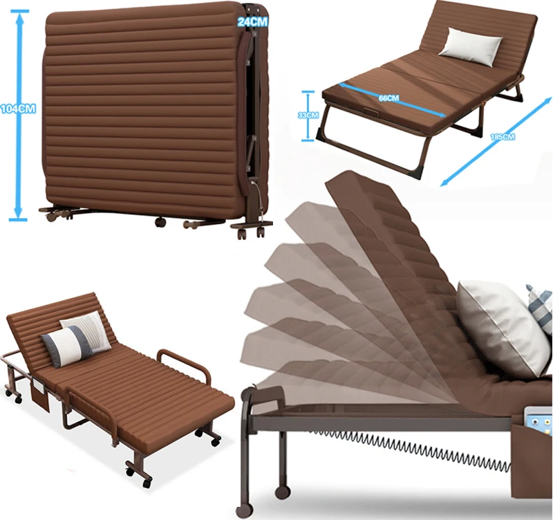 Передвижной складной диван кровать для дома и офиса кресло лаундж сада пляжа