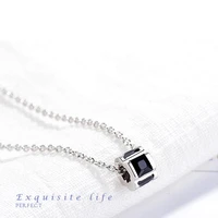 luxury aaa cubic crystal rhinestone necklaces beautiful hollow out cylinder necklace crystal pendant necklace jewelry for women