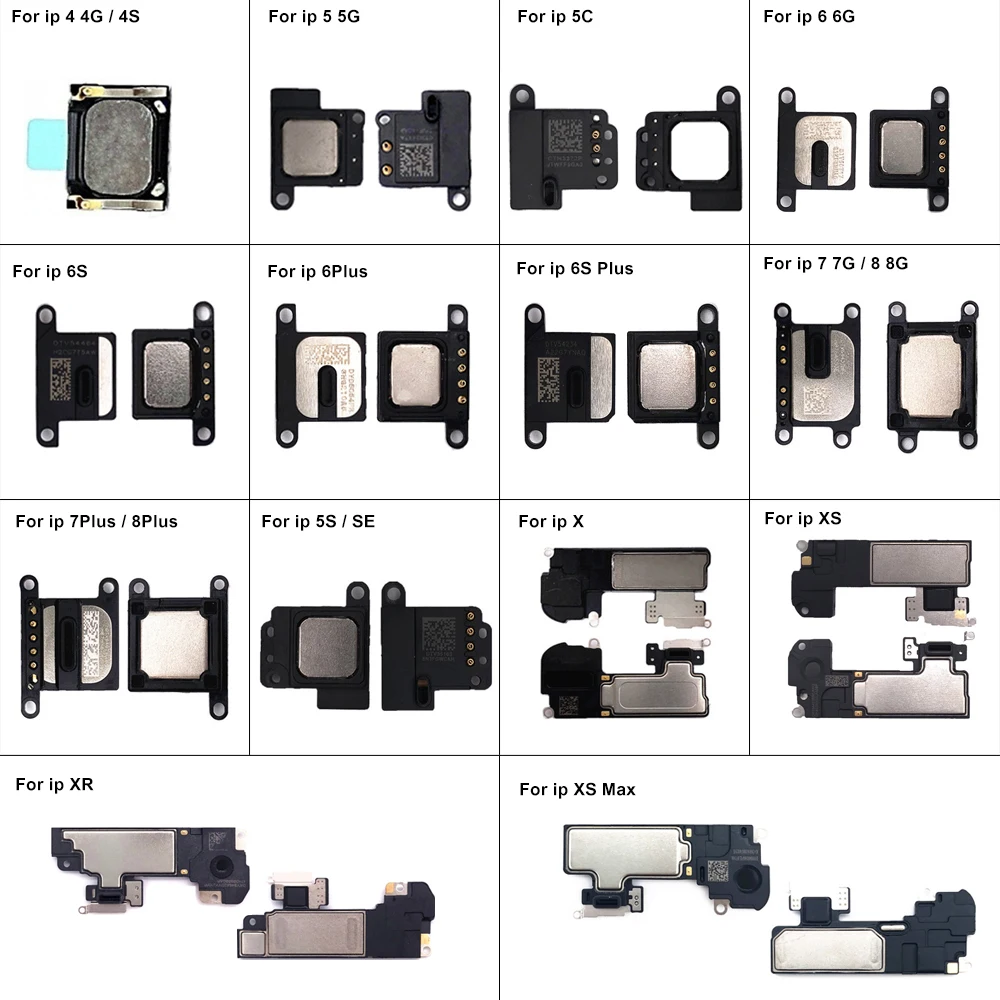 Оригинальный гибкий Динамик для наушников iPhone X 4 фотовспышки 6 6S 7 8 Plus XR XS динамик
