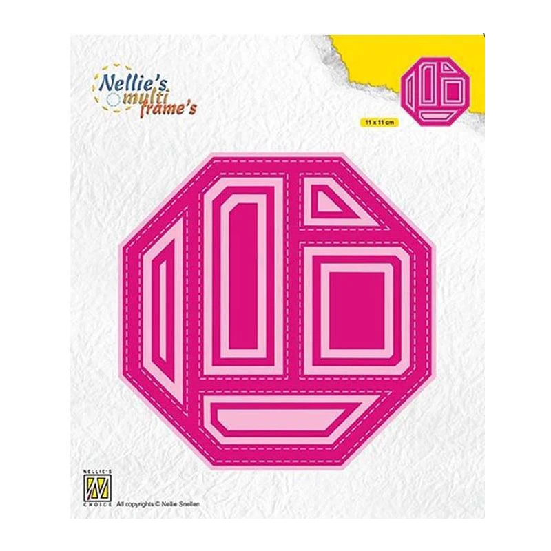 

Polygon Photo Frame Craft Mold Metal Cutting Dies for Scrapbooking Stencil Knife Diy Mould Blade Punch Model Decoration Template