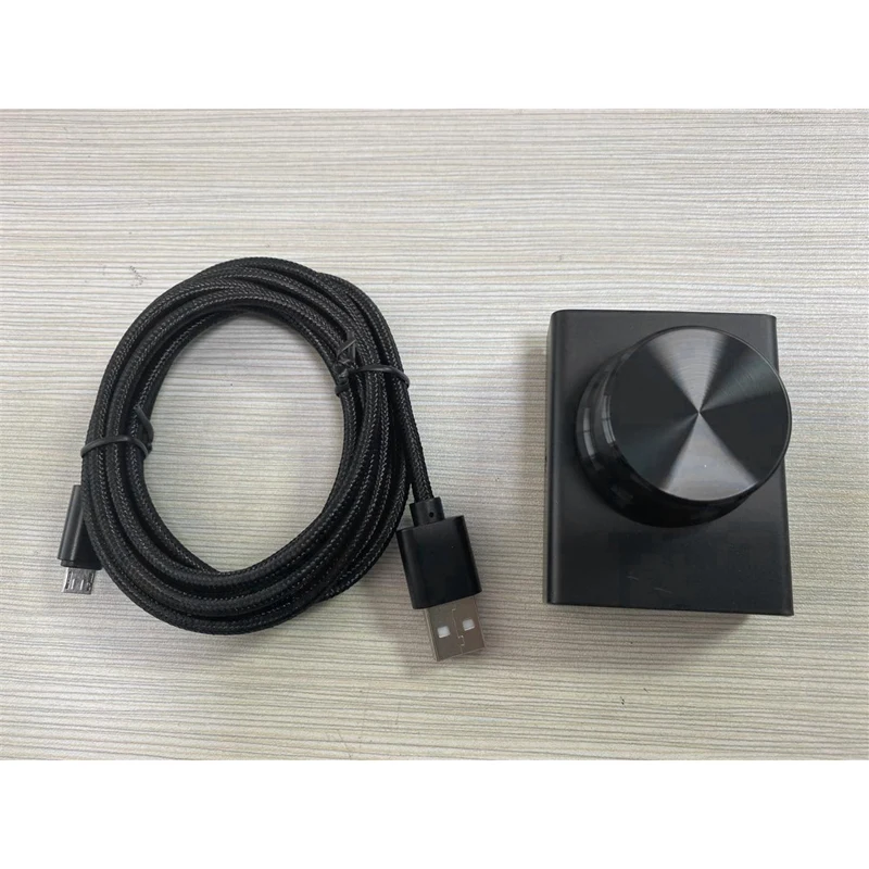 USB Computer Volume Mini One-button Mute Controller PC Speaker Computer Digital Line Control Volume Controller,Plug and Play