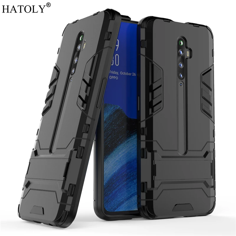 

For OPPO Reno2 Z Case Silicone Robot Armor Shell Hard PC TPU Back Phone Cover for OPPO Reno 2Z Protective Case for OPPO Reno2 Z