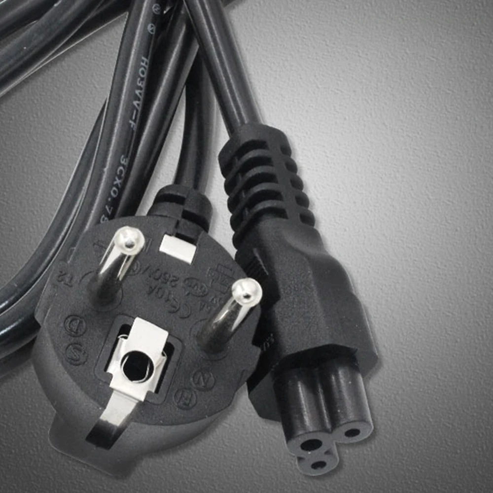 1 5 м ЕС AC Шнур питания евро IEC C5 удлинитель кабель для ноутбука ПК компьютера
