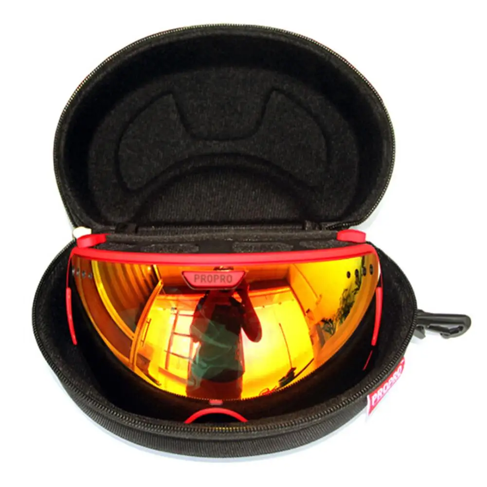 

PROPRO Outdoor Ski Mountaineering Glasses Storage Box Antipressure Antidrop Antiscratch Lens Multifunction Goggles Box