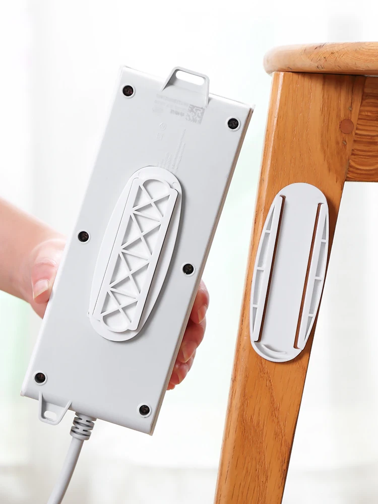 Держатель для проводов Plug-in Line Board Holder Adhesive Home-free Wall-mounted Router Without Perforation Install Bottom on.