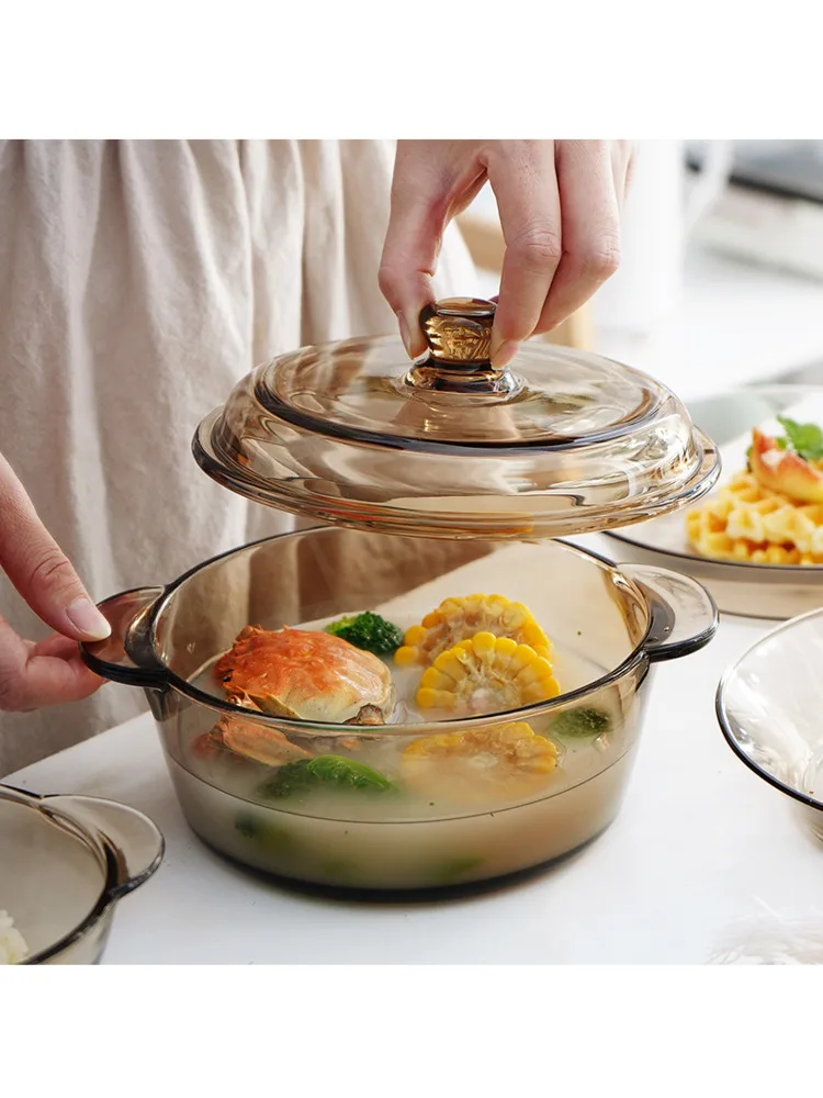 Кухня барная стойка поставки Зеленое яблоко французский Стекло горшок посуда с