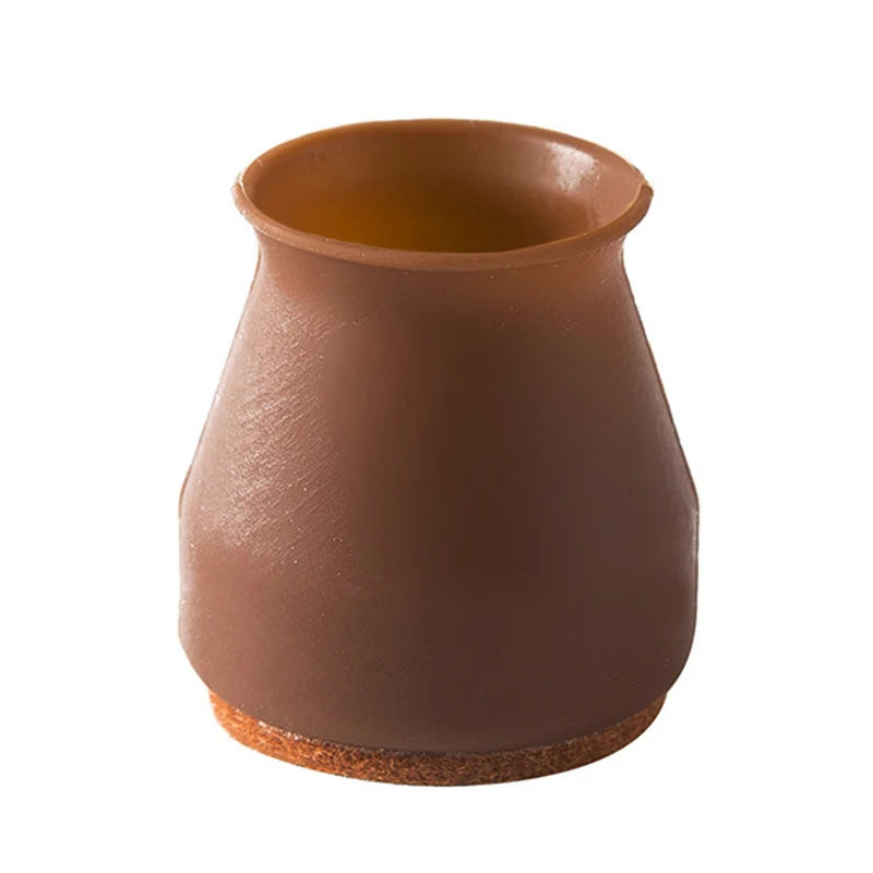 

16pcs/lot Table Feet Chair Foot Cover Desk Leg Protector Non-Slip Silicone EVA Felt Safe Round/Square White/Coffee/Gray Pad Cap