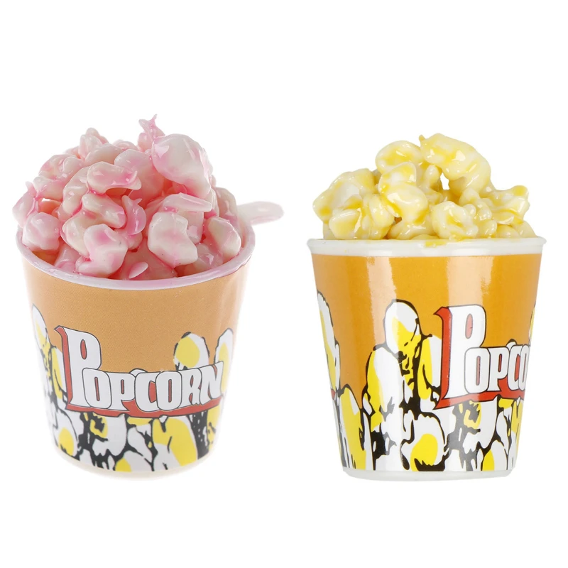 DIY 1/6 Dollhouse Miniature A Bucket of Popcorn Toy for doll Simulation Food Home Decor MINI Toys | Игрушки и хобби