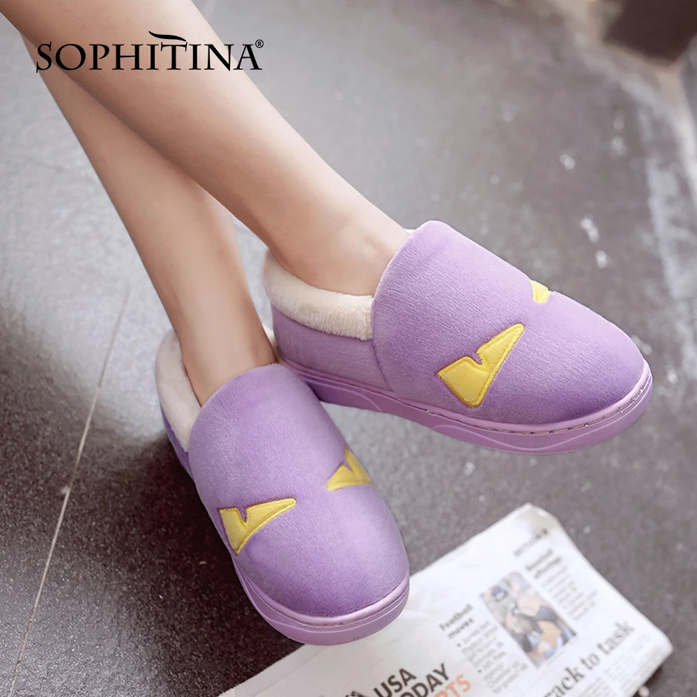 SOPHITINA/зимняя повседневная женская обувь на плоской подошве удобное мультяшное