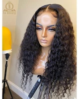 180 density hd transparent lace wig curly preplucked with baby hair 13x4 lace front human hair wigs for black women nabeauty