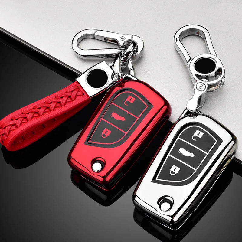 3 кнопки Мягкий ТПУ Корпус автомобильного ключа дистанционного управления