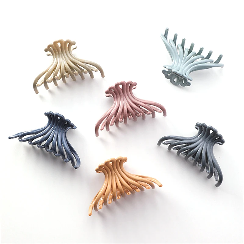 Милые акриловые заколки для душа хвост пони зажим волос коготь женщин аксессуары