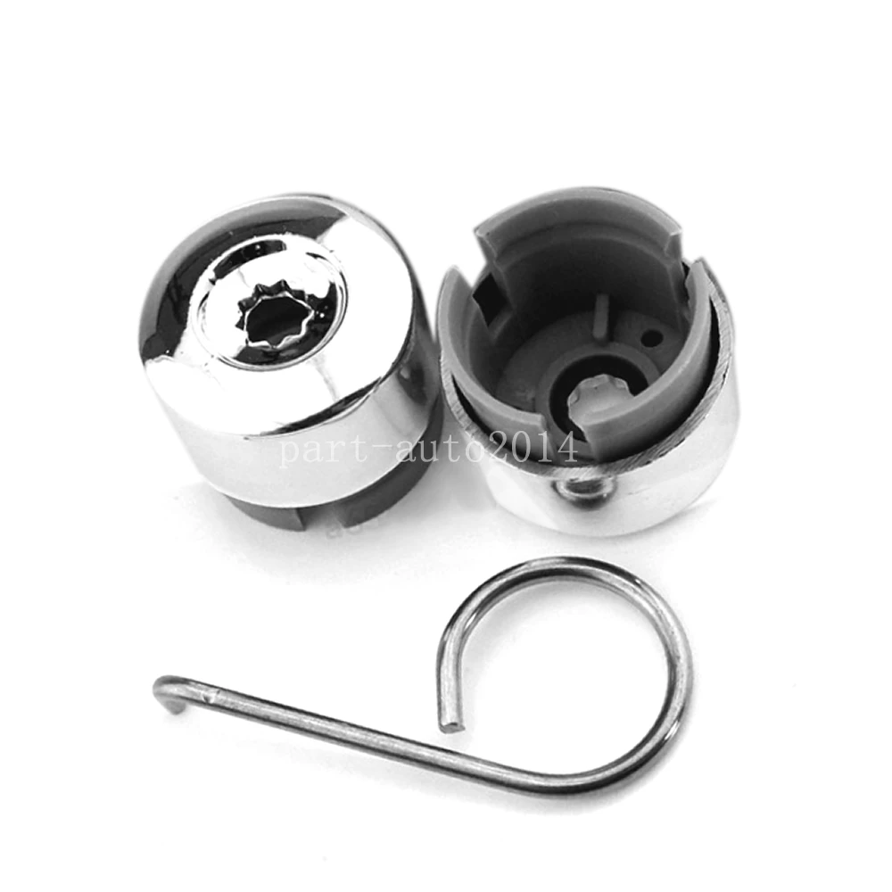 

4x / 20x / 100x silver Chrome Color Car Wheel Lug Bolt Nut Caps Cover for VW Touareg 2004 -2018 7L6601173A2ZZ 7L6-601-173-A-2ZZ