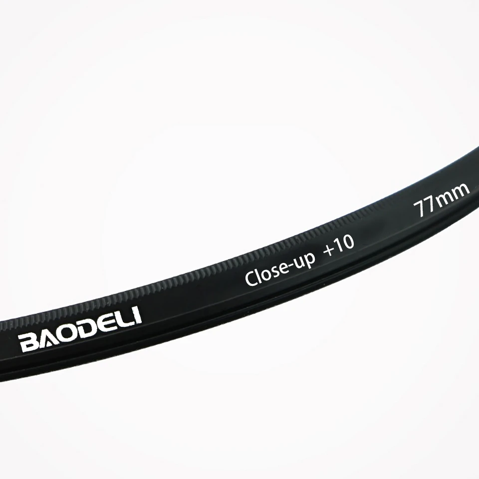 BAODELI Макро фильтр Клоуз-ап 40,5 46 49 52 55 58 62 67 72 77 82 мм для объектива однообъективной зеркальной камеры Canon Eos M50 M6 1200 D Nikon 5300 5100 sony