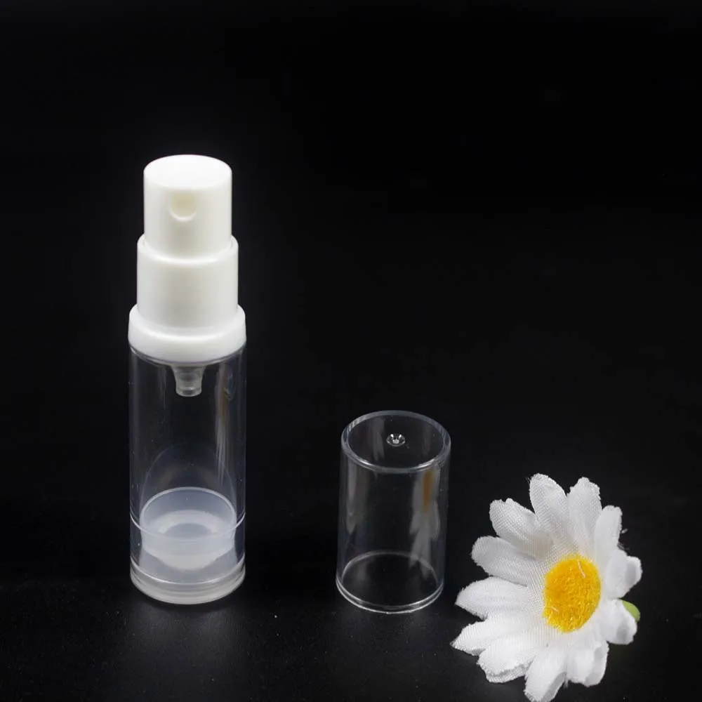 5ml mini transparency plastic lotion ,toner  bottle  with spray,pump,lotion pump