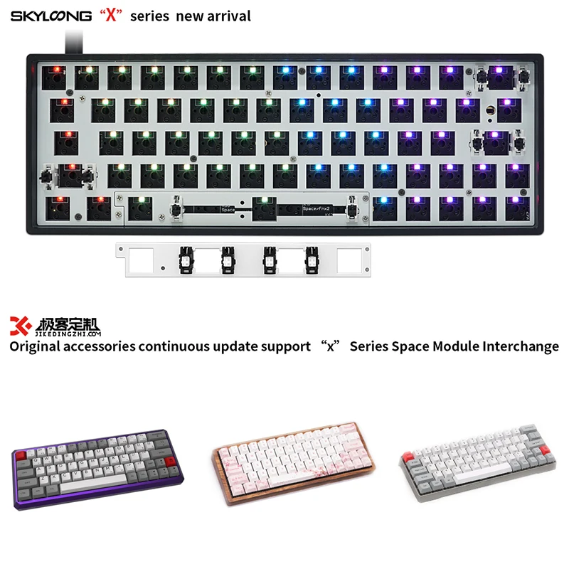 Новое поступление набор keypro GK64XS печатная плата RGB GH60 60% 64 клавиши горячая замена
