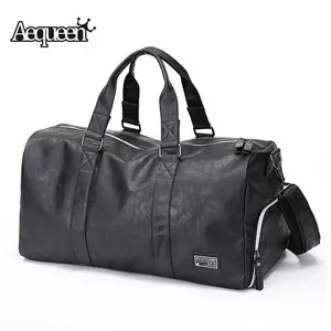 Сумка-тоут Мужскаяженская из искусственной кожи, водонепроницаемая, Черная