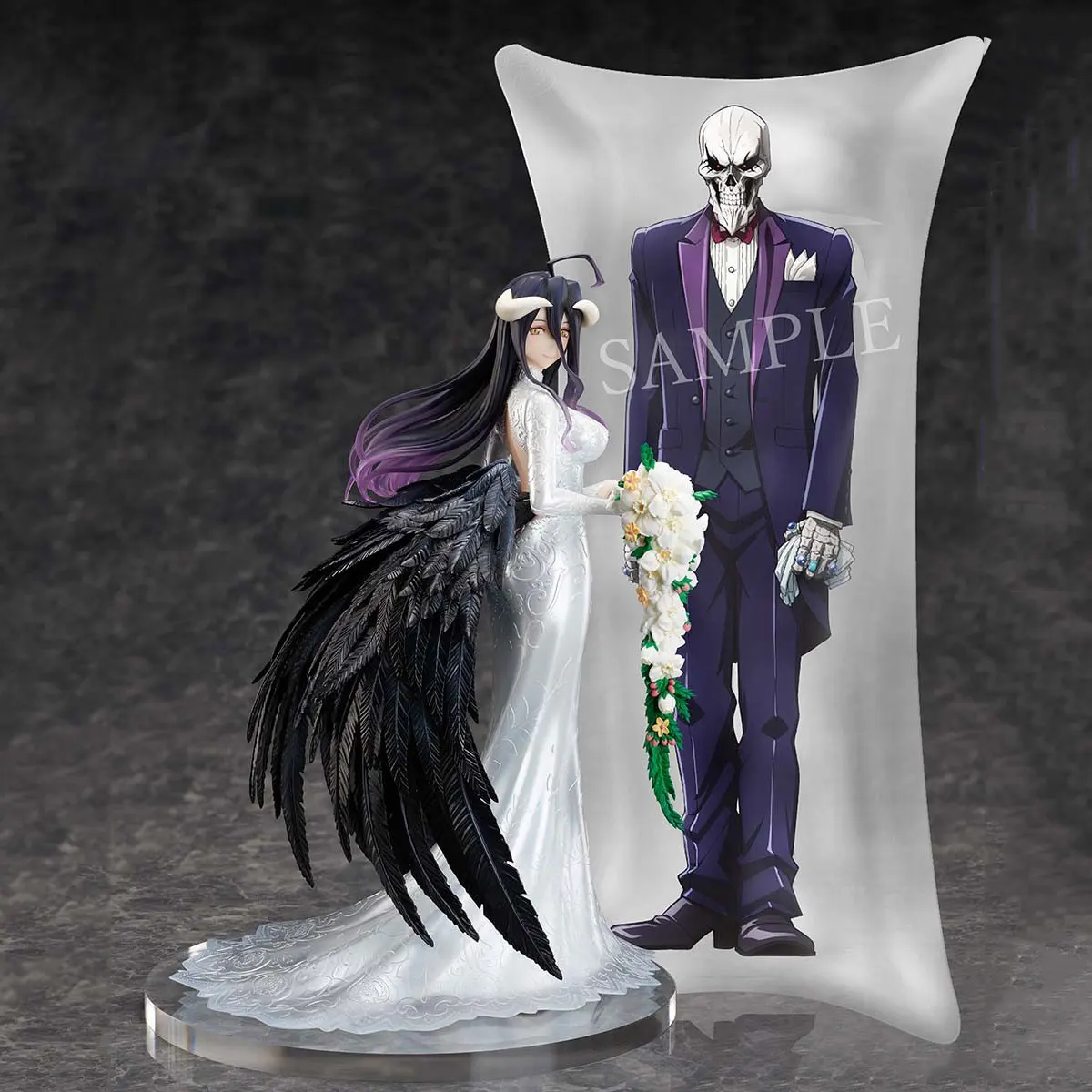 

1/7 Scale Anime OVERLORD Albedo Wedding Dress Ver. PVC Japaense Anime Action Figure Statue Model Collectible Toy Doll Gifts