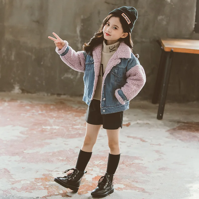 New 2020 Children Outerwear Jackets Winter Autumn Warm Coats for Kids Baby Turn-down Collar 3 6 810 12Years Clothes | Детская одежда и