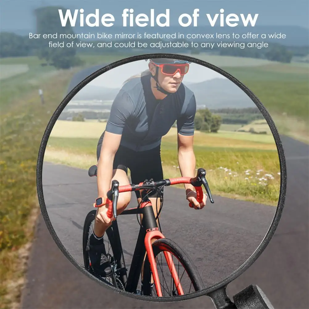 

360 degree Rotate Rear View Bicycle Rearview Mirror Universal Handlebar Rearview Mirror for Bike MTB Bicycle Cycling Accessories