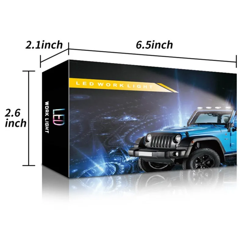 Автомобильный 6 дюймов прямые Рабочая лампа 18 Вт автомобильный светодиодный п