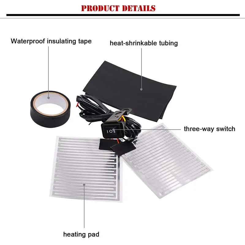 2 шт. мотоциклетные нагреватели для руля 12 В|Руль велосипеда| |
