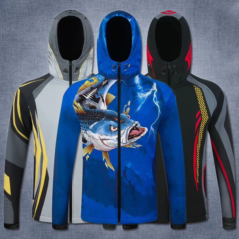 Открытый зимний рыболовный костюм для мужчин плюс бархатная теплая куртка