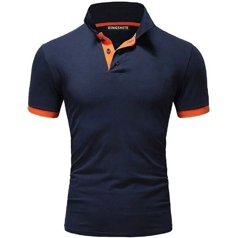 

Summer short Sleeve Polo Shirt men fashion polo shirts casual Slim Solid color business men's polo shirts men's clothing
