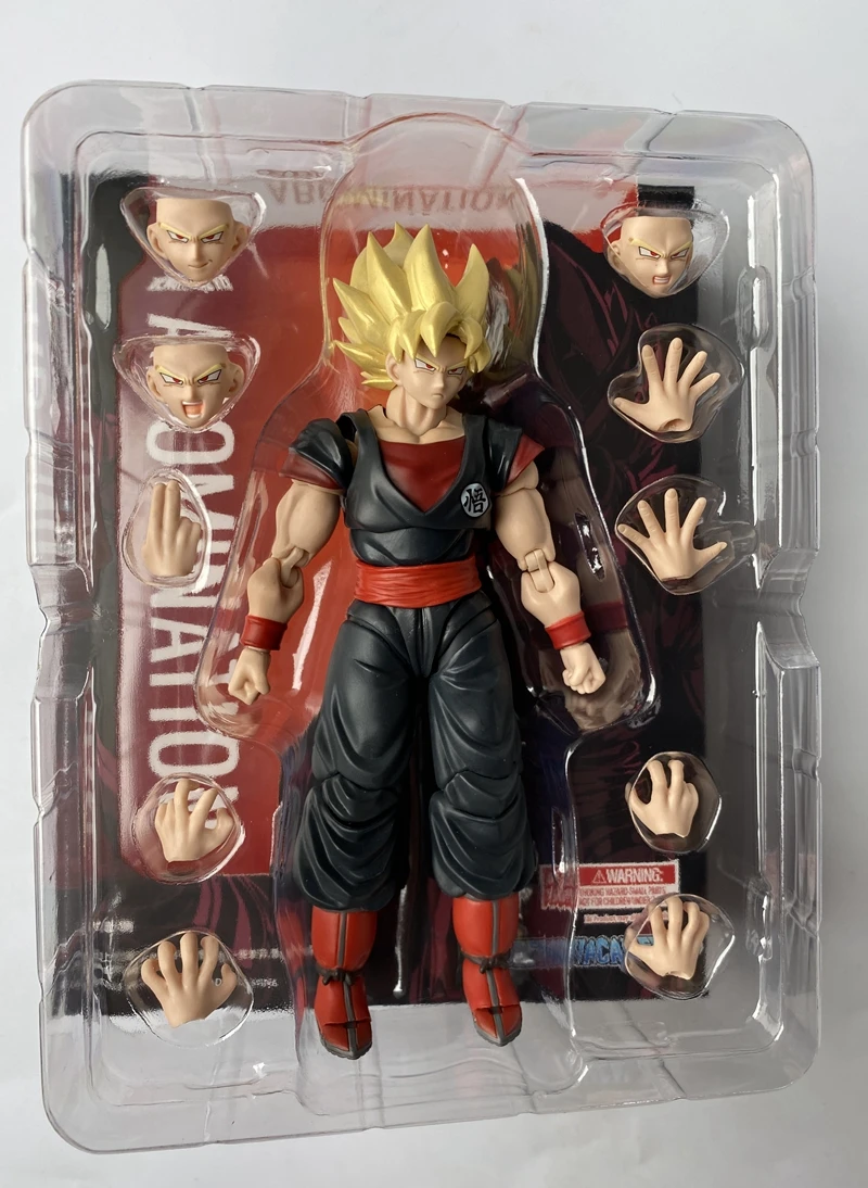 В наличии Demoniacal подходит СВЧ вуконг Гоку из ПВХ движущаяся фигурка Figurals Brinquedos
