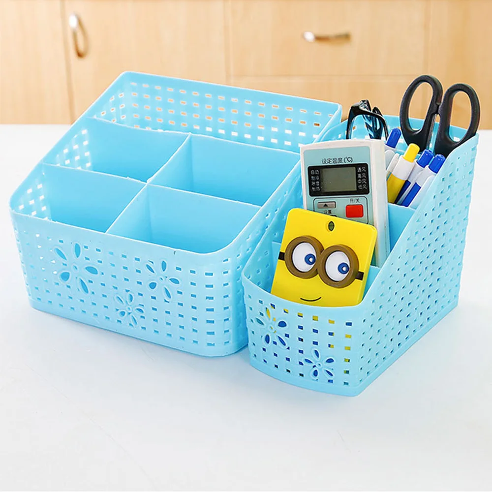 

Tabletop Makeup Cosmetic Stationery Storage Box Light weight, durable, moth-proof, dust - free bathroom, room, office etc place