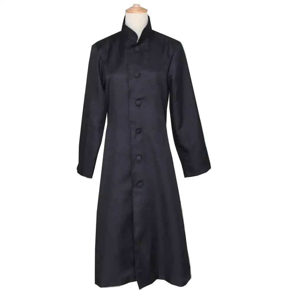 Костюм для косплея матрица Neo черный тренчкот взрослых костюм на Хэллоуин