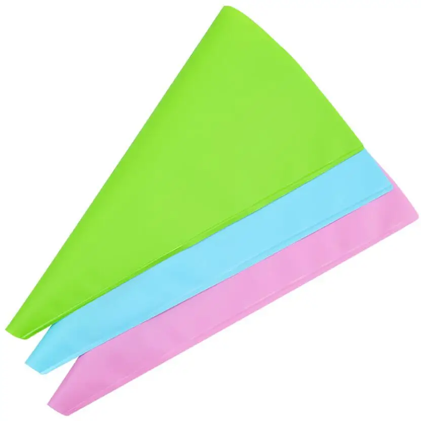 

New Confectionery Bag Silicone Icing Piping Cream Pastry Bag Nozzle DIY Cake Decorating Baking Decorating Tools for Cake Fondant