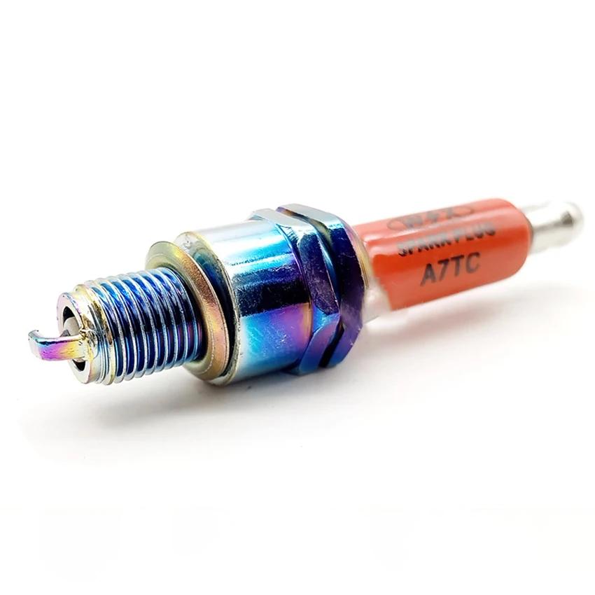 Свеча зажигания A7TC красный фарфор 70 для мотоцикла 4-тактная газонокосилки -