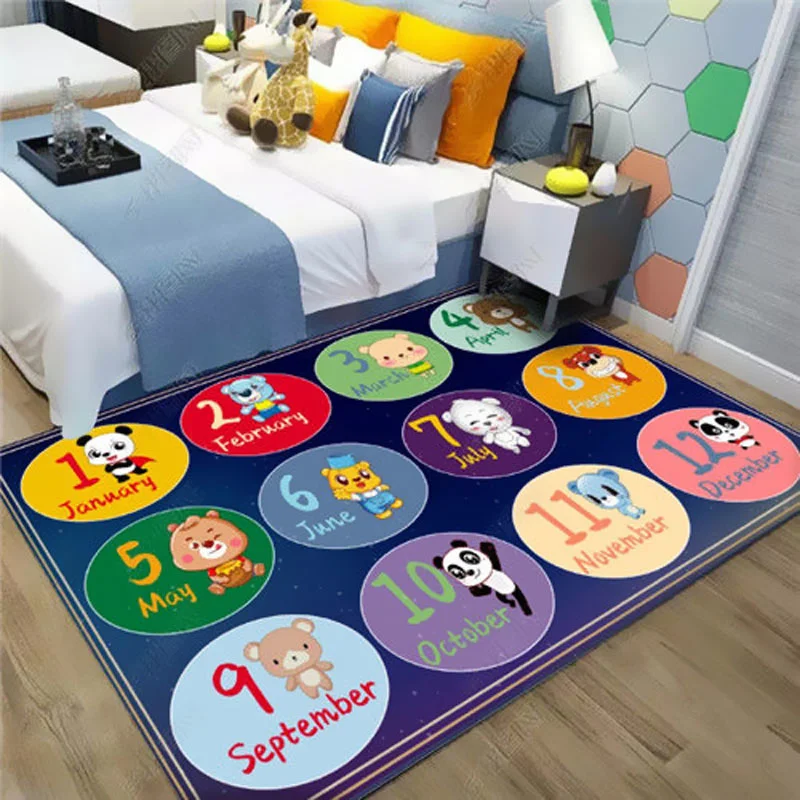 

Мультяшный детский игровой коврик с цифрами, игровой коврик, игровой коврик Tеплый, татами для йоги, декоративный коврик для входной двери